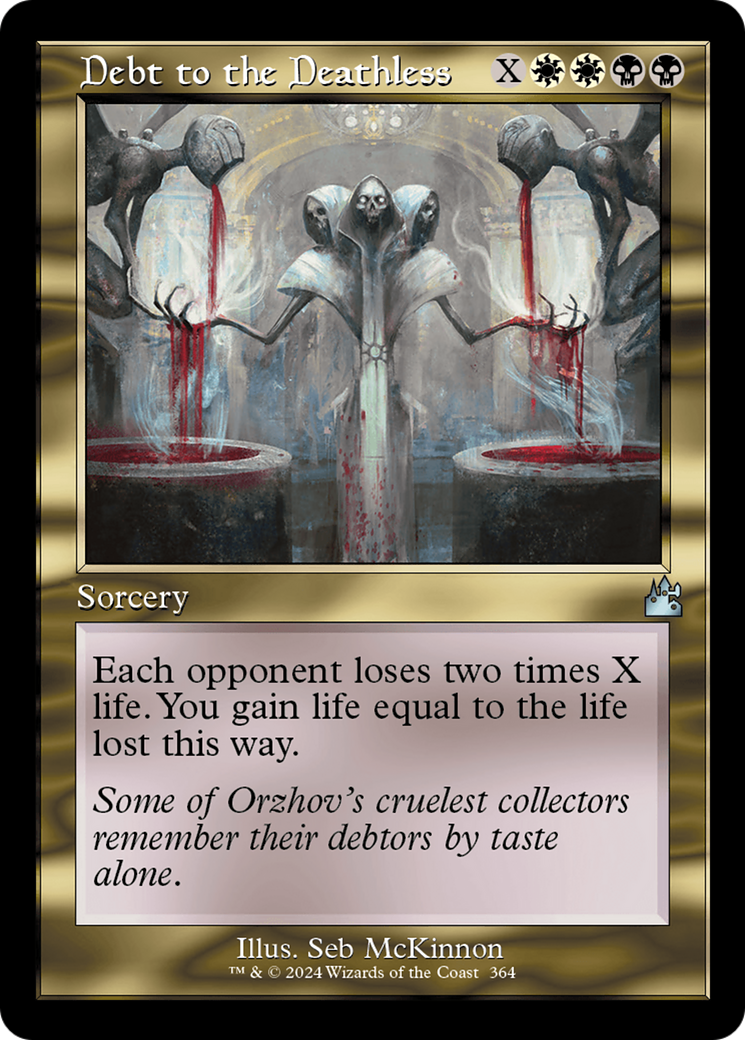 Debt to the Deathless (Retro Frame) [Ravnica Remastered] | Good Games Morley