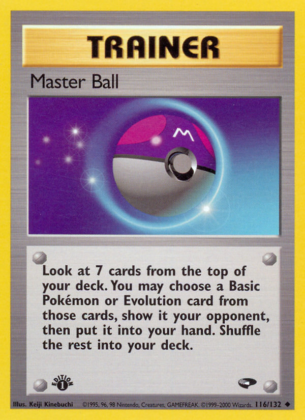 Master Ball (116/132) [Gym Challenge 1st Edition] | Good Games Morley