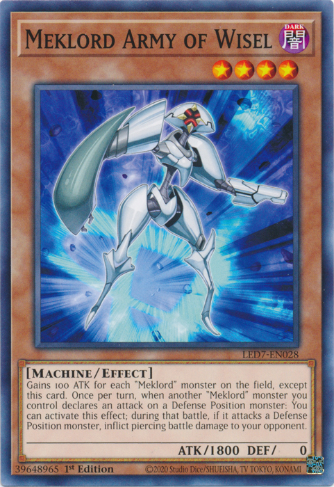Meklord Army of Wisel [LED7-EN028] Common | Good Games Morley