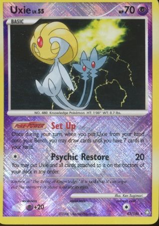 Uxie (43/146) (League Promo) [Diamond & Pearl: Legends Awakened] | Good Games Morley