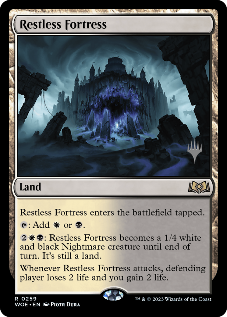Restless Fortress (Promo Pack) [Wilds of Eldraine Promos] | Good Games Morley
