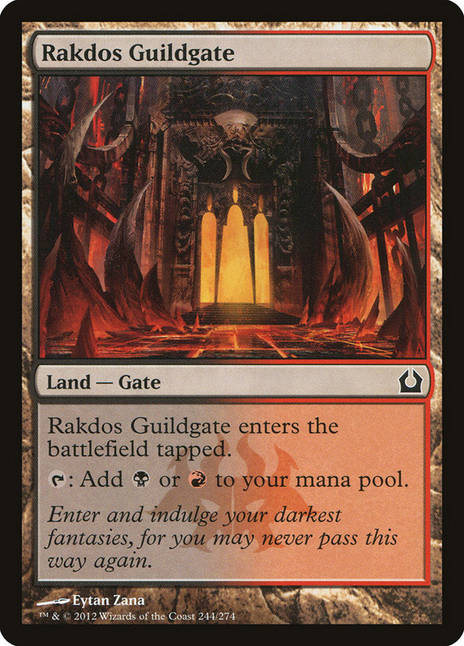 Rakdos Guildgate [Return to Ravnica] | Good Games Morley