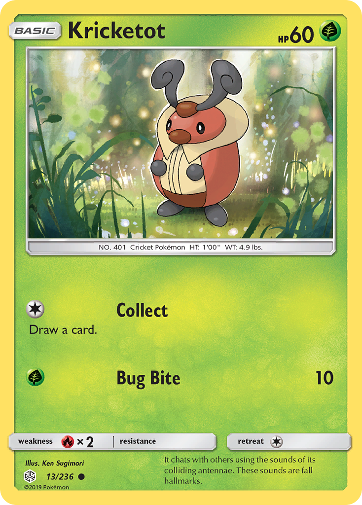 Kricketot (13/236) [Sun & Moon: Cosmic Eclipse] | Good Games Morley