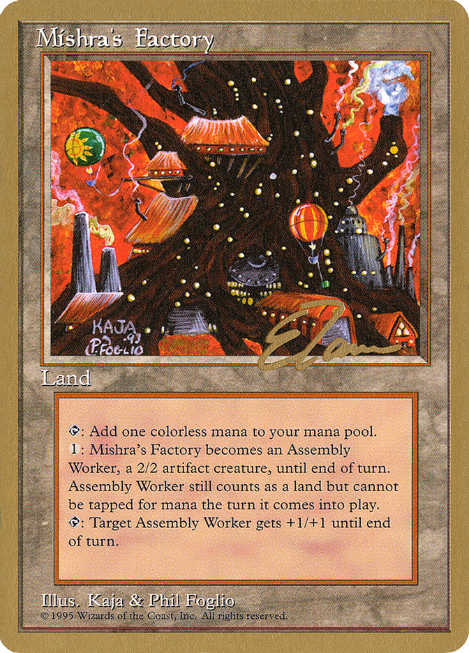 Mishra's Factory (Eric Tam) [Pro Tour Collector Set] | Good Games Morley