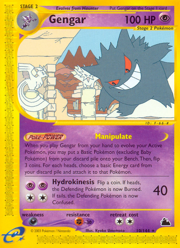 Gengar (10/144) [Skyridge] | Good Games Morley