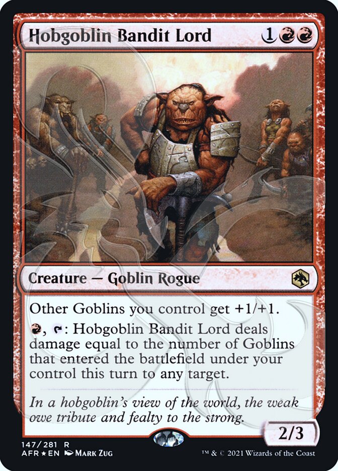 Hobgoblin Bandit Lord (Ampersand Promo) [Dungeons & Dragons: Adventures in the Forgotten Realms Promos] | Good Games Morley