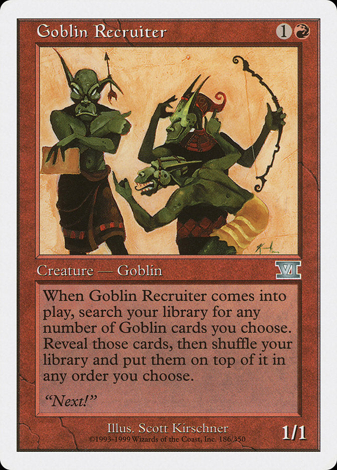 Goblin Recruiter [Classic Sixth Edition] | Good Games Morley