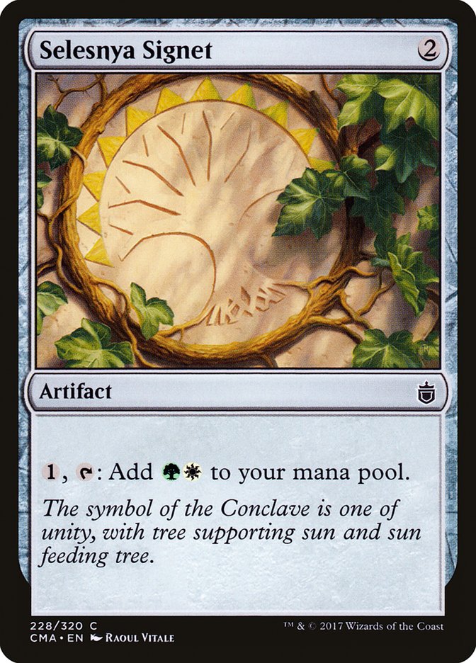 Selesnya Signet [Commander Anthology] | Good Games Morley