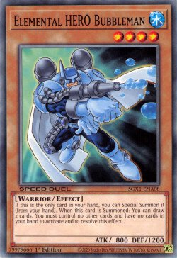 Elemental HERO Bubbleman [SGX1-ENA08] Common | Good Games Morley