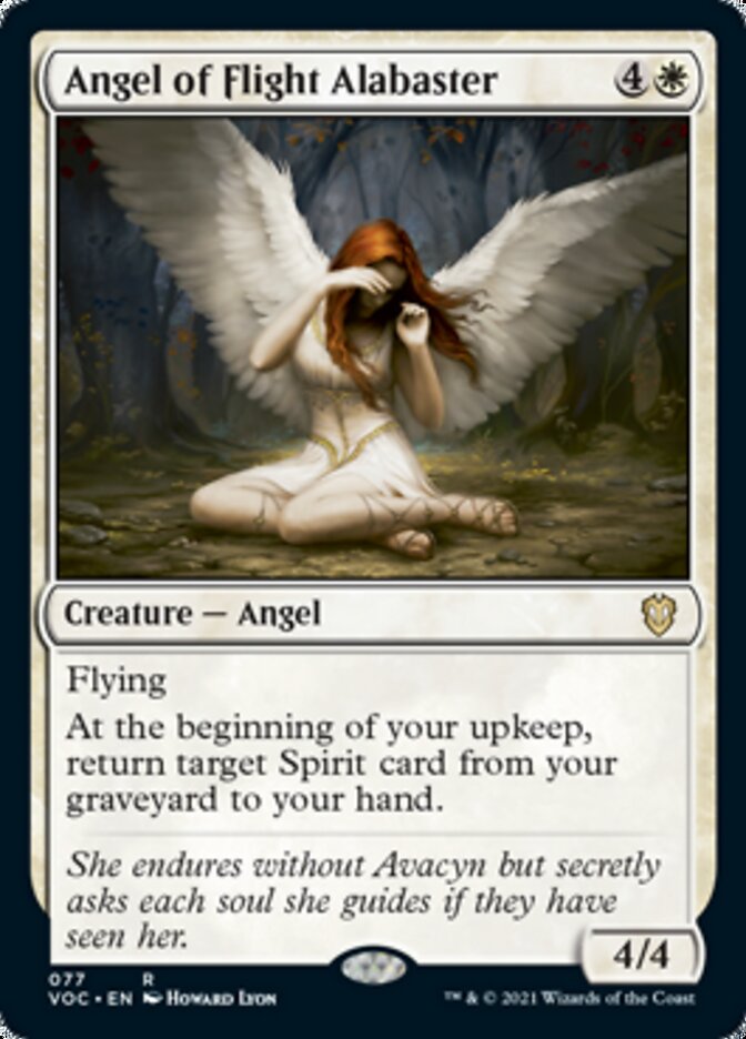 Angel of Flight Alabaster [Innistrad: Crimson Vow Commander] | Good Games Morley