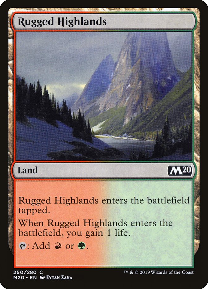Rugged Highlands [Core Set 2020] | Good Games Morley