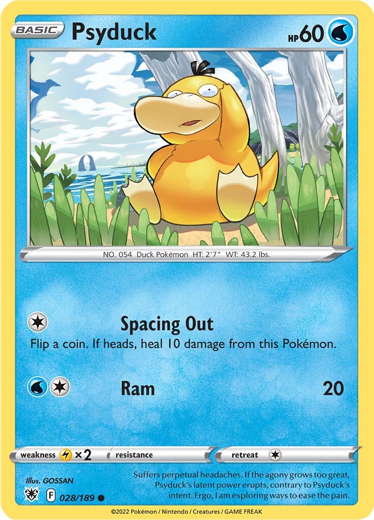 Psyduck (028/189) [Sword & Shield: Astral Radiance] | Good Games Morley