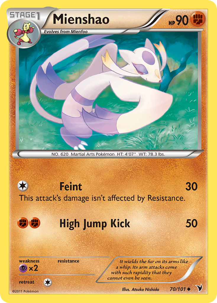 Mienshao (70/101) [Black & White: Noble Victories] | Good Games Morley