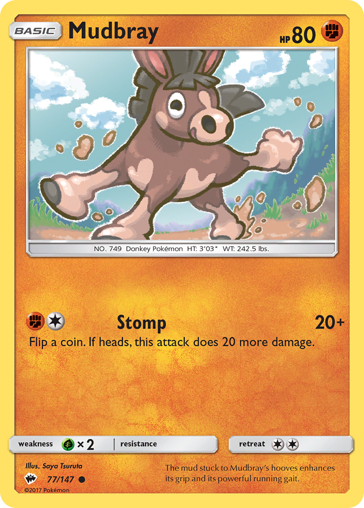 Mudbray (77/147) [Sun & Moon: Burning Shadows] | Good Games Morley