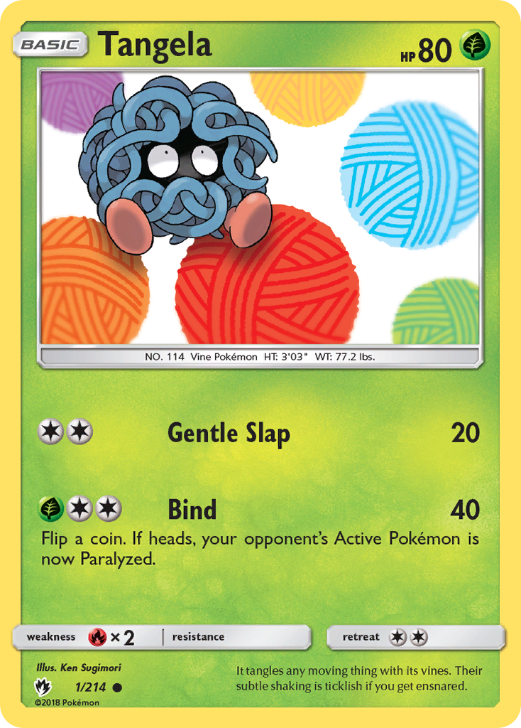 Tangela (1/214) [Sun & Moon: Lost Thunder] | Good Games Morley