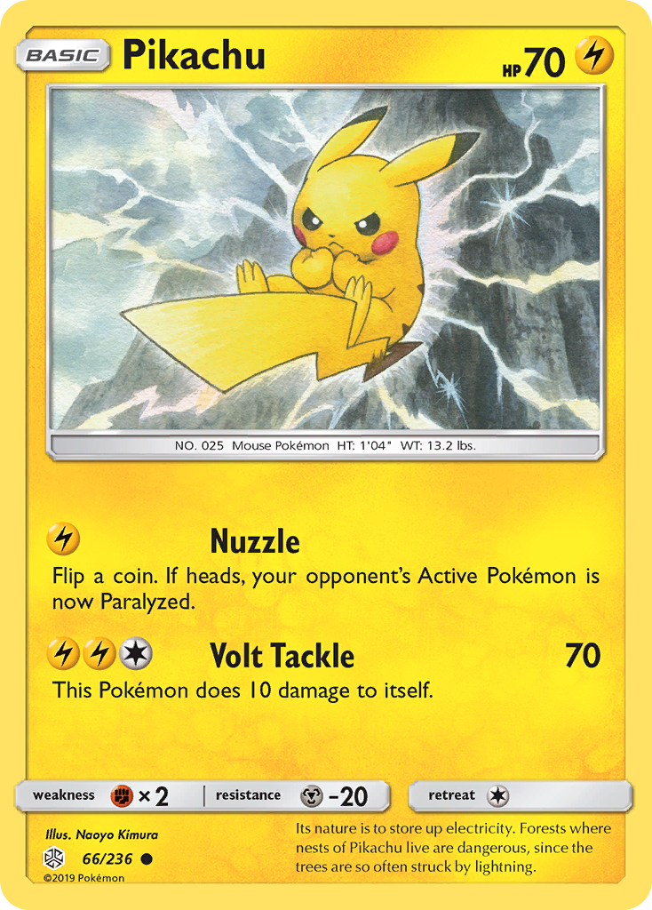 Pikachu (66/236) [Sun & Moon: Cosmic Eclipse] | Good Games Morley