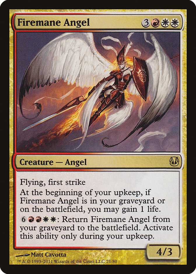 Firemane Angel [Duel Decks: Ajani vs. Nicol Bolas] | Good Games Morley