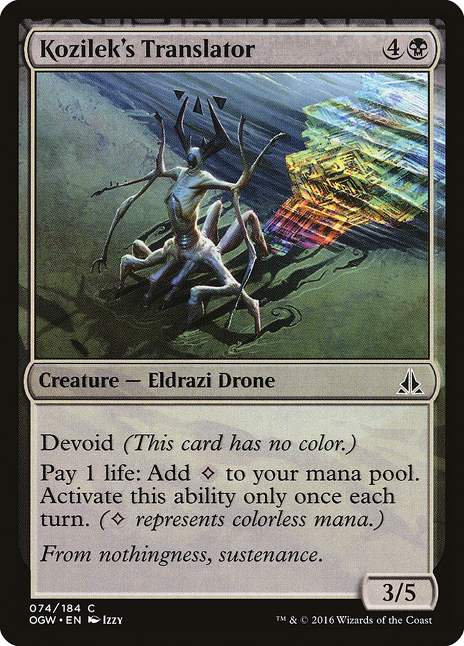 Kozilek's Translator [Oath of the Gatewatch] | Good Games Morley