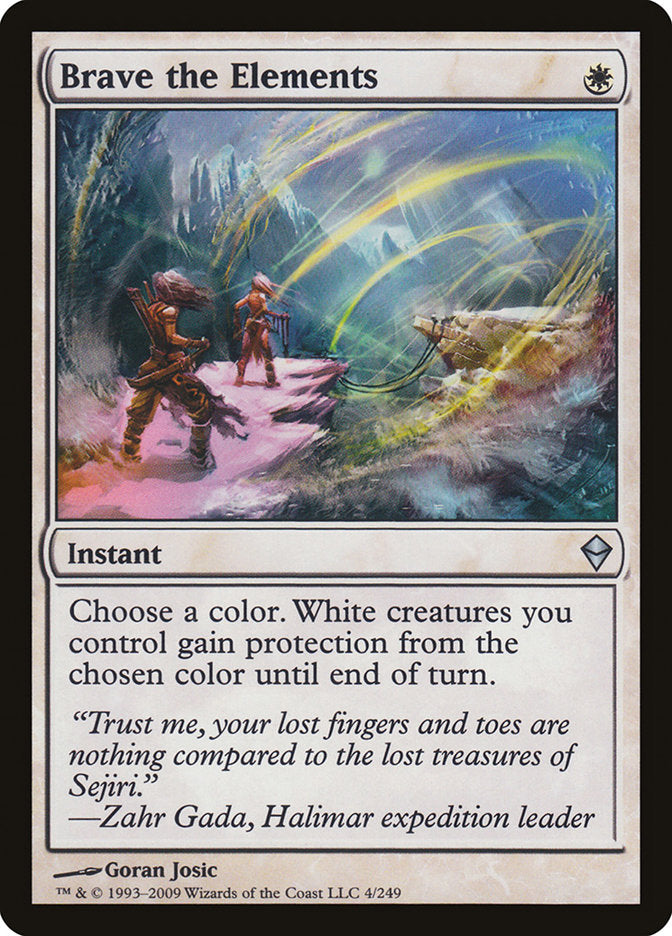 Brave the Elements [Zendikar] | Good Games Morley