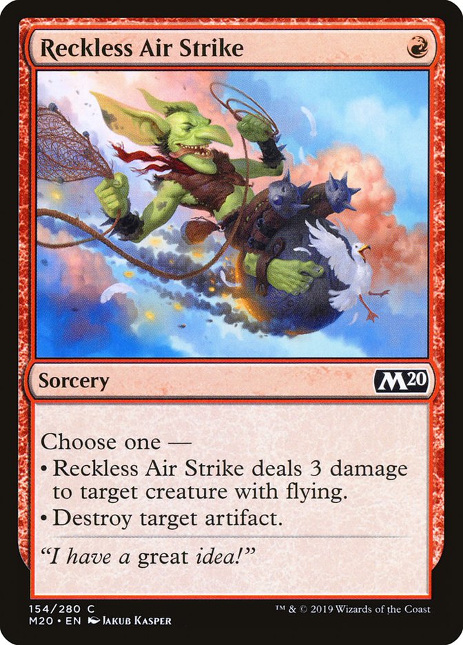 Reckless Air Strike [Core Set 2020] | Good Games Morley