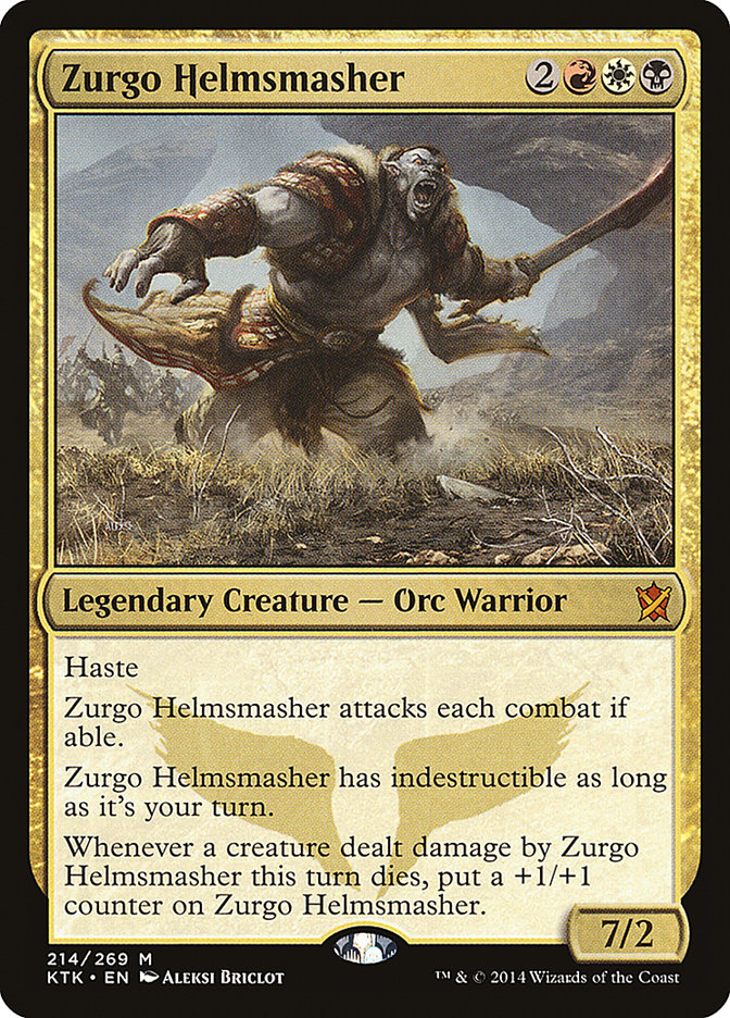 Zurgo Helmsmasher [Khans of Tarkir] | Good Games Morley