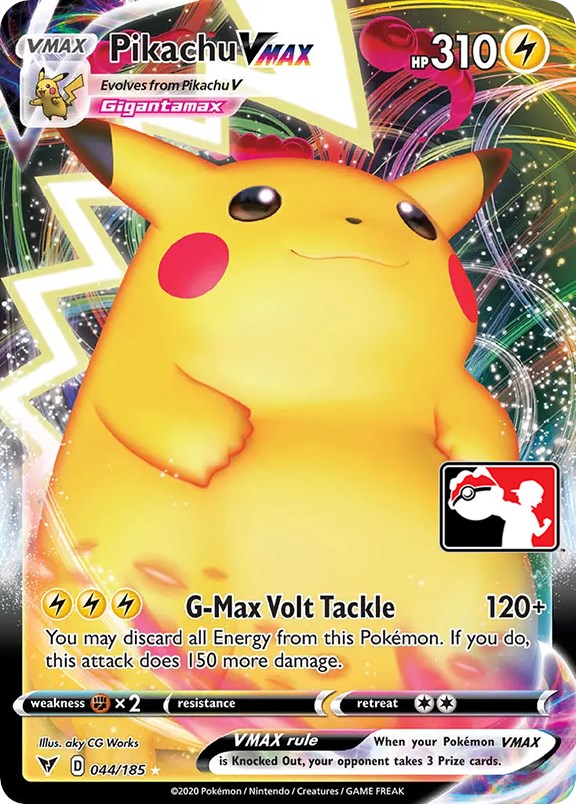 Pikachu VMAX (044/185) [Prize Pack Series One] | Good Games Morley