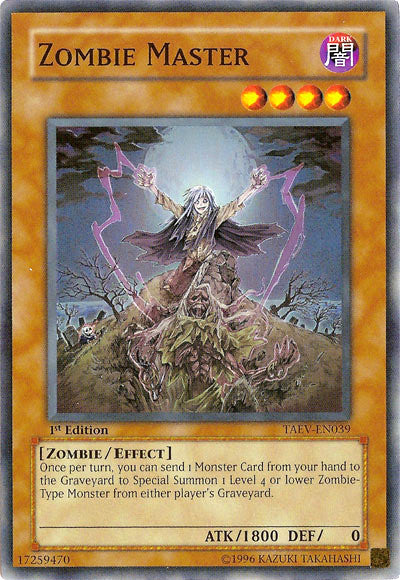 Zombie Master [TAEV-EN039] Super Rare | Good Games Morley