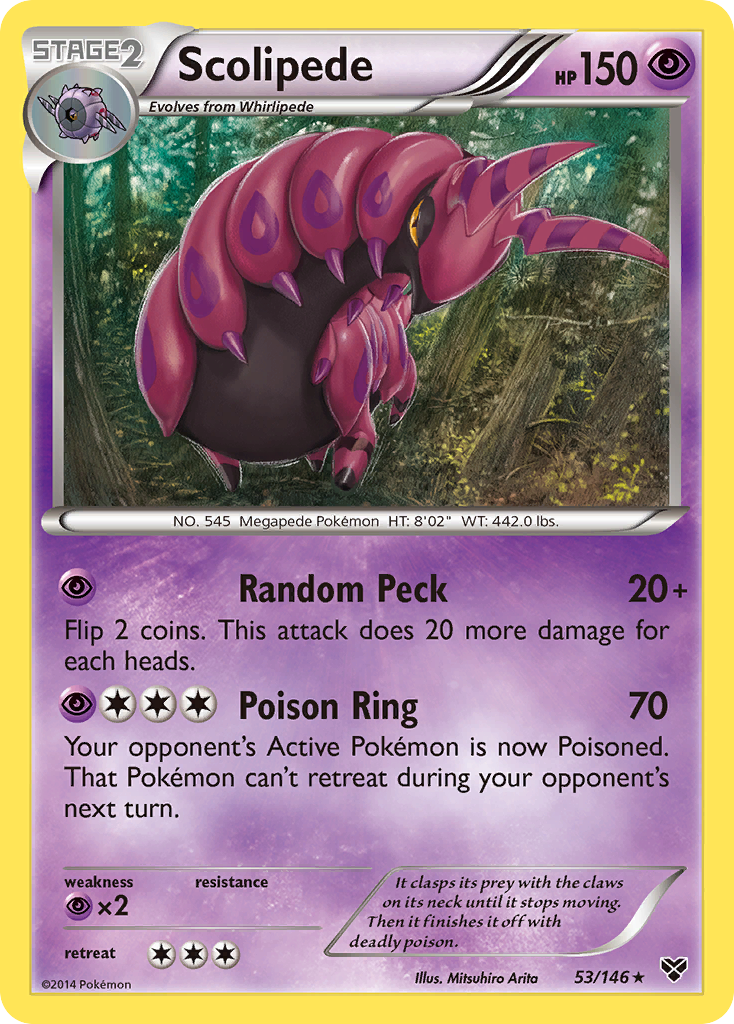Scolipede (53/146) [XY: Base Set] | Good Games Morley