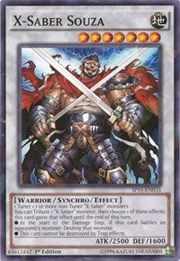 X-Saber Souza [SP15-EN033] Shatterfoil Rare | Good Games Morley