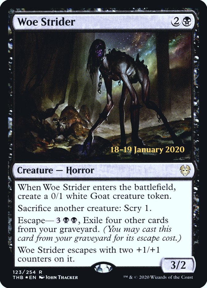 Woe Strider [Theros Beyond Death Prerelease Promos] | Good Games Morley