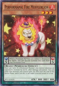 Performapal Fire Mufflerlion [SP15-EN024] Common | Good Games Morley