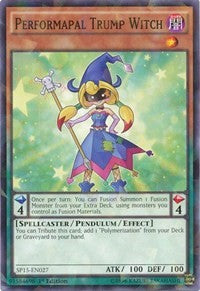 Performapal Trump Witch [SP15-EN027] Shatterfoil Rare | Good Games Morley