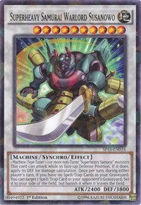 Superheavy Samurai Warlord Susanowo [SP15-EN034] Shatterfoil Rare | Good Games Morley