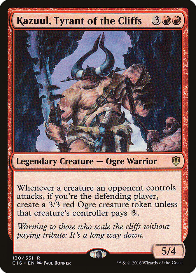 Kazuul, Tyrant of the Cliffs [Commander 2016] | Good Games Morley