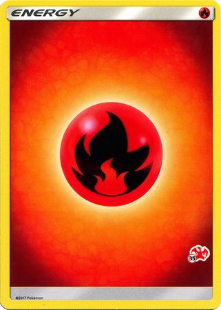 Fire Energy (Charizard Stamp #35) [Battle Academy 2020] | Good Games Morley