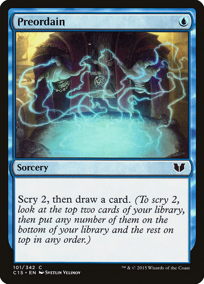 Preordain [Commander 2015] | Good Games Morley