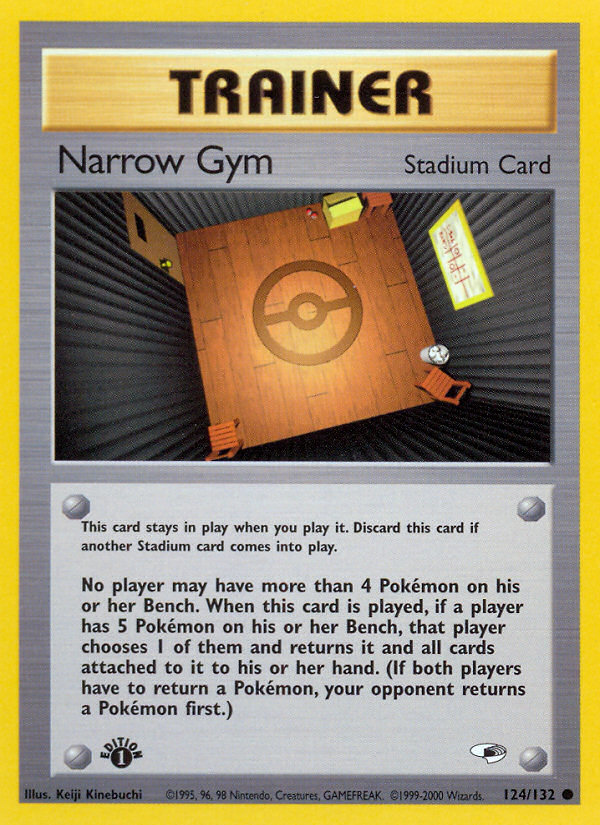Narrow Gym (124/132) [Gym Heroes 1st Edition] | Good Games Morley