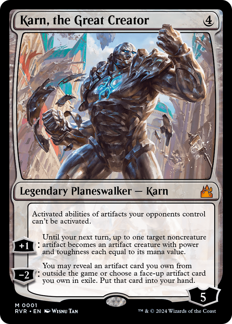 Karn, the Great Creator [Ravnica Remastered] | Good Games Morley
