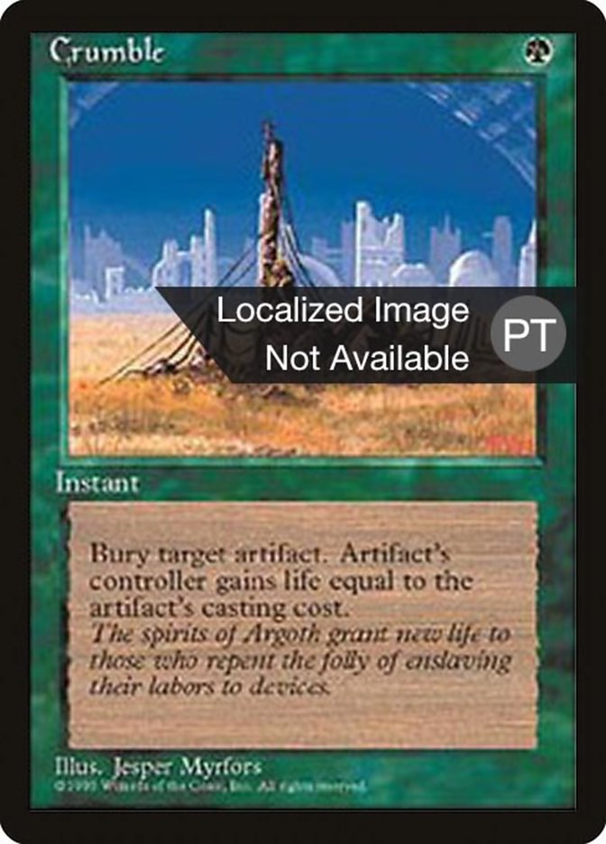 Crumble [Fourth Edition (Foreign Black Border)] | Good Games Morley