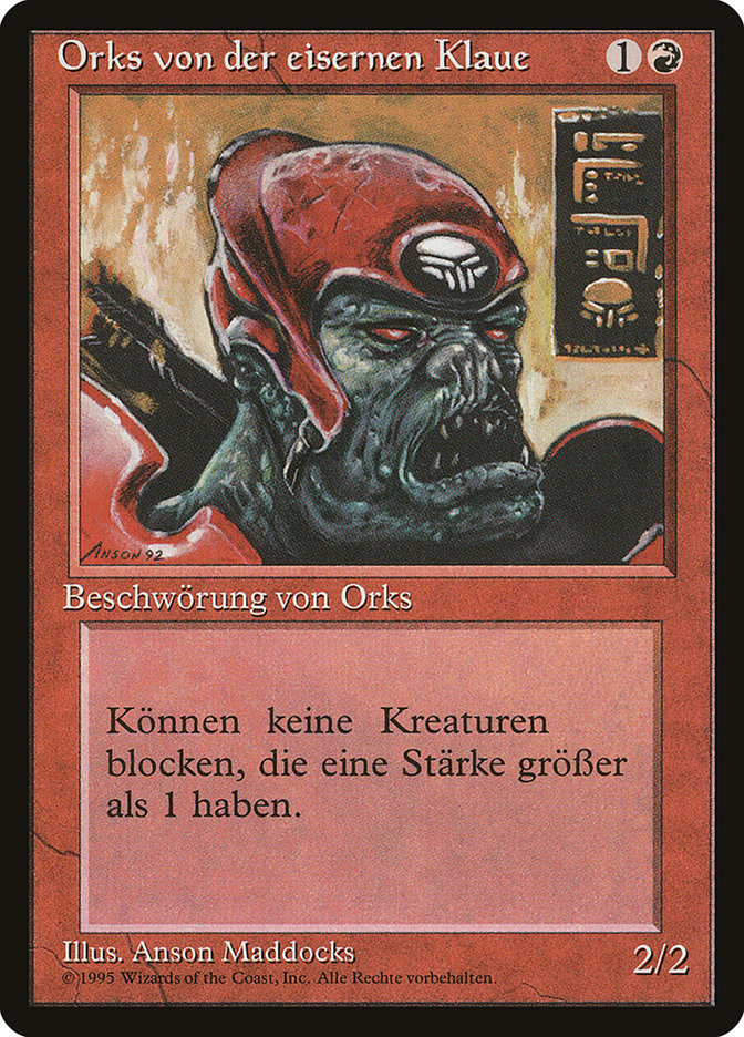 Ironclaw Orcs (German) - "Orks von der eisernen Klaue" [Renaissance] | Good Games Morley