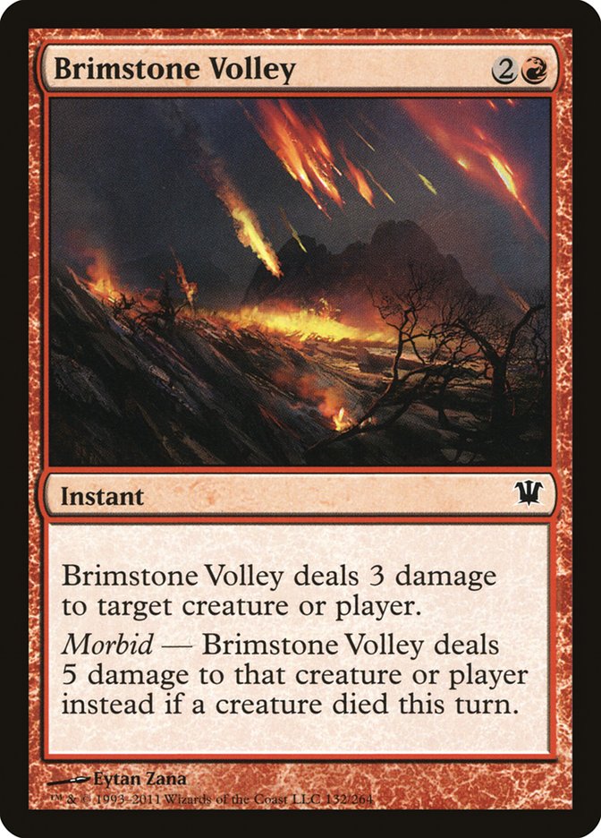 Brimstone Volley [Innistrad] | Good Games Morley