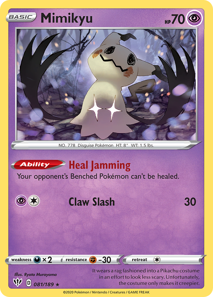 Mimikyu (081/189) [Sword & Shield: Darkness Ablaze] | Good Games Morley