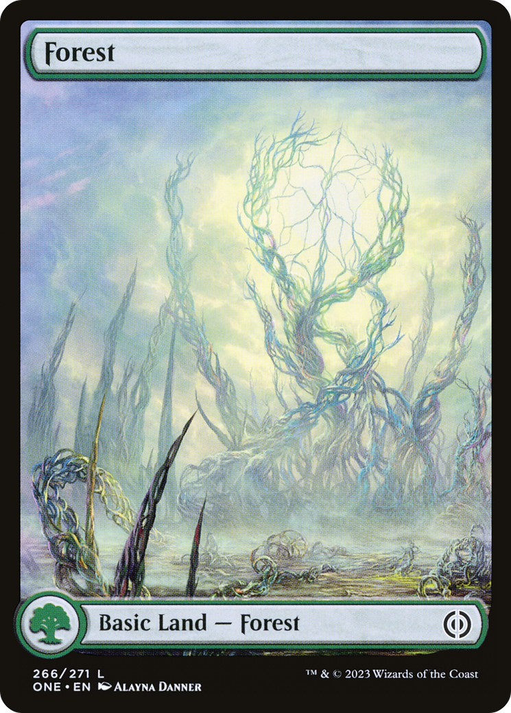 Forest (266) (Full-Art) [Phyrexia: All Will Be One] | Good Games Morley