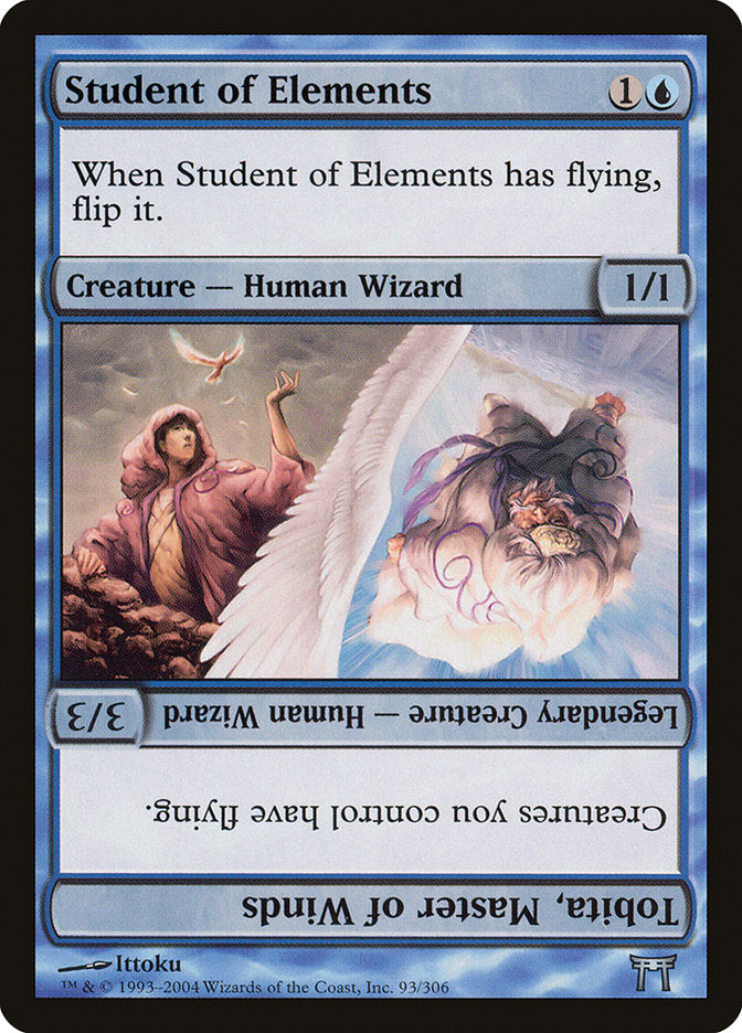 Student of Elements // Tobita, Master of Winds [Champions of Kamigawa] | Good Games Morley