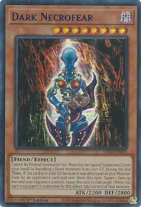 Dark Necrofear (Blue) [LDS3-EN002] Ultra Rare | Good Games Morley