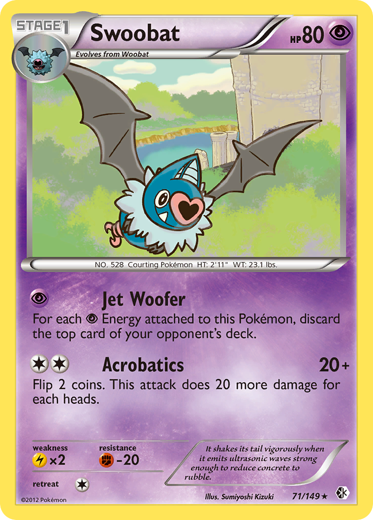 Swoobat (71/149) [Black & White: Boundaries Crossed] | Good Games Morley