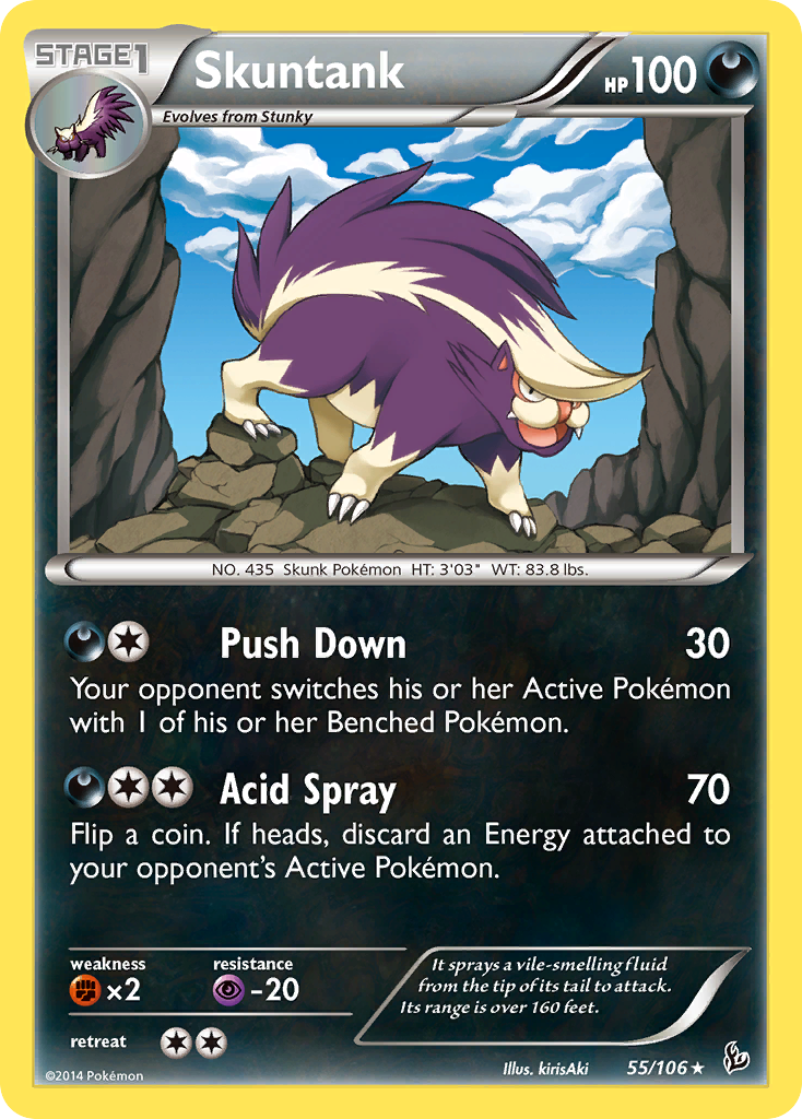Skuntank (55/106) [XY: Flashfire] | Good Games Morley