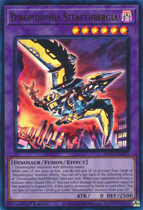 Dinomorphia Stealthbergia [MP23-EN021] Ultra Rare | Good Games Morley