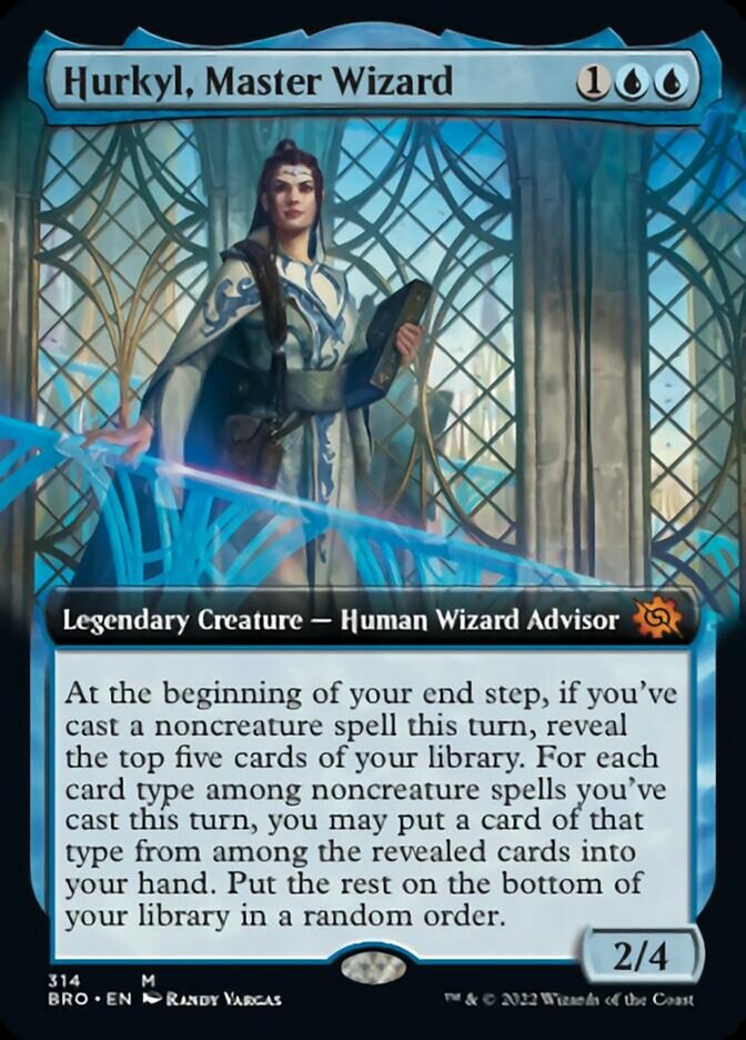 Hurkyl, Master Wizard (Extended Art) [The Brothers' War] | Good Games Morley