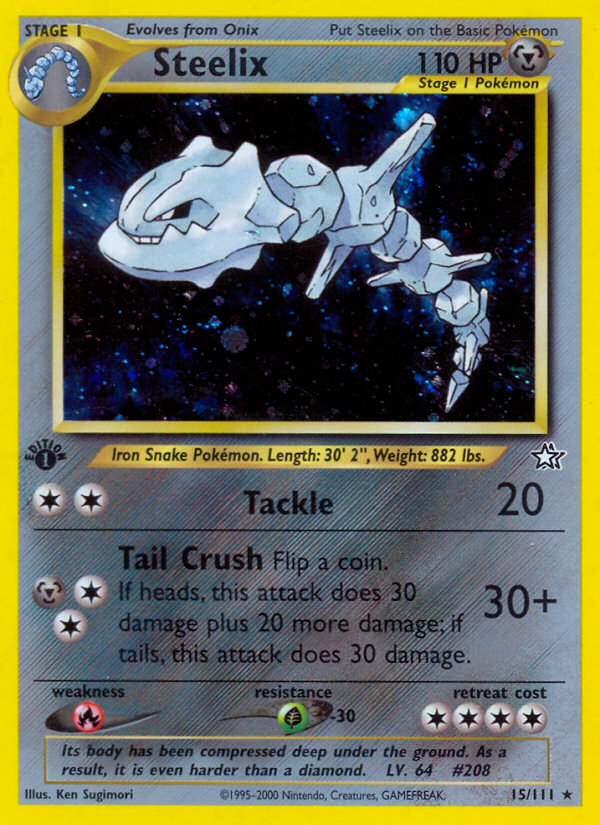 Steelix (15/111) [Neo Genesis 1st Edition] | Good Games Morley